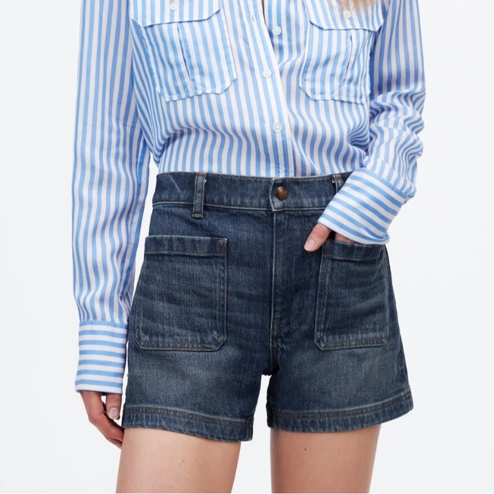 Denim Blue Women's Shorts